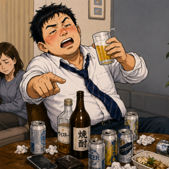 アル中？ 脳の栄養不足？！